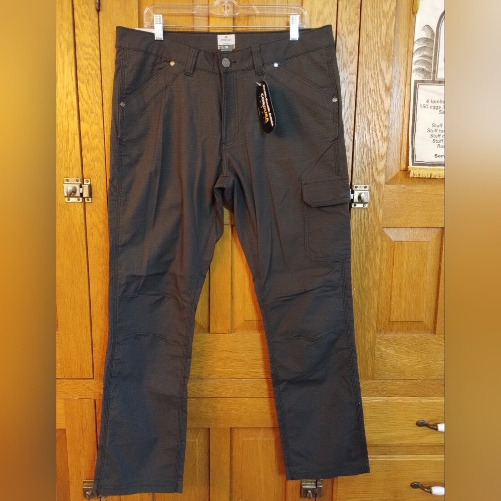 Ridgecut Toughwear Women  NWT gray Utra Work Pant cargo straight leg pants